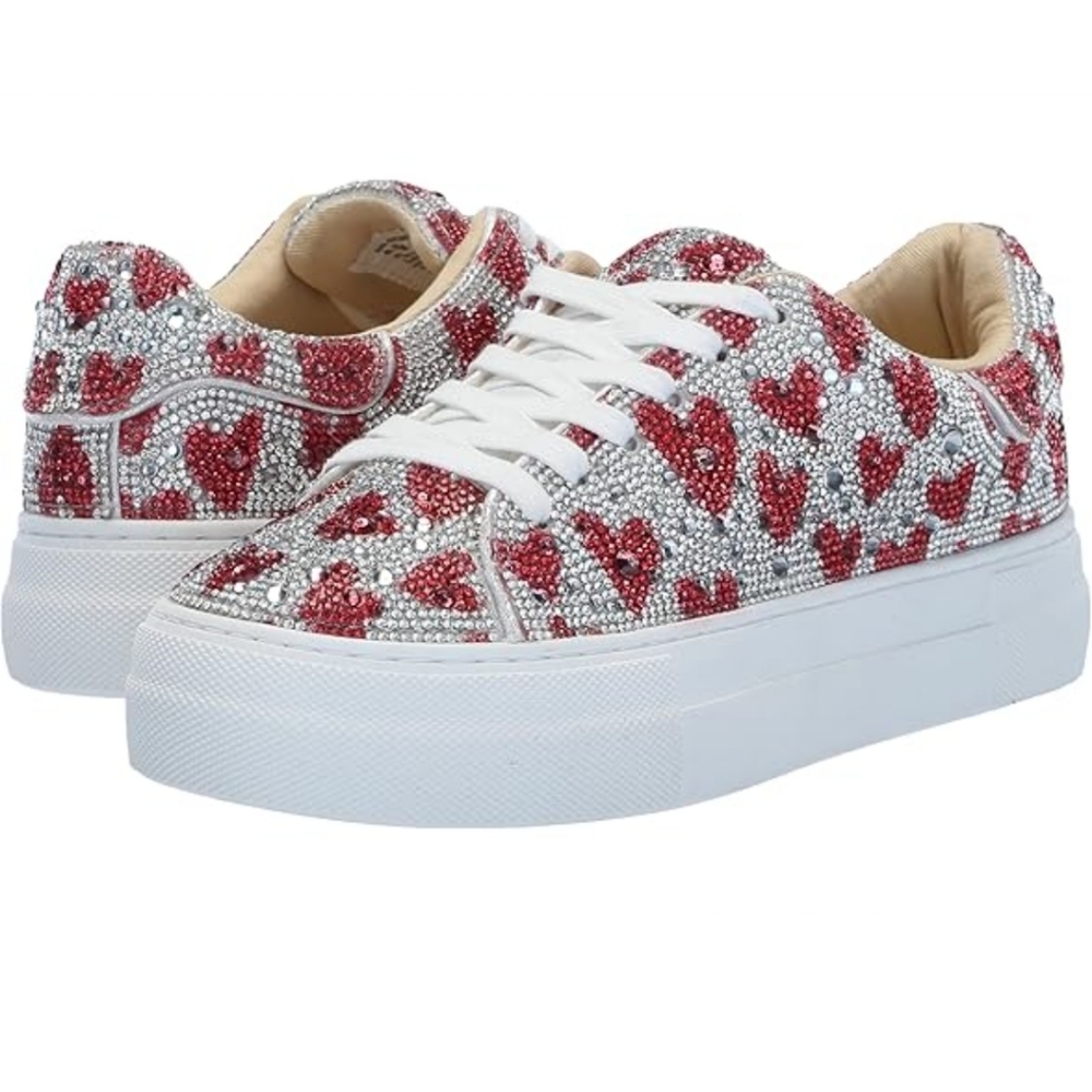 Betsey Johnson Women's Sidny Sneaker, Heart